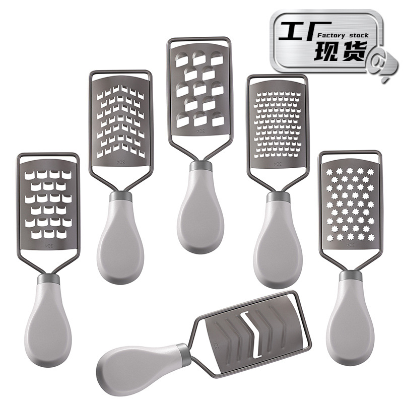 Mini 304 stainless steel titanium-coated lemon grater, kitchen gadget, chocolate cheese grater, cheese grater Item Picture