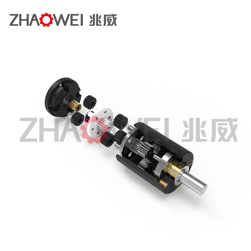 Zhaowei rotary micro speed-regulating motor for car refrigerator door actuator transmission gearbox rotary reduction motor details Picture