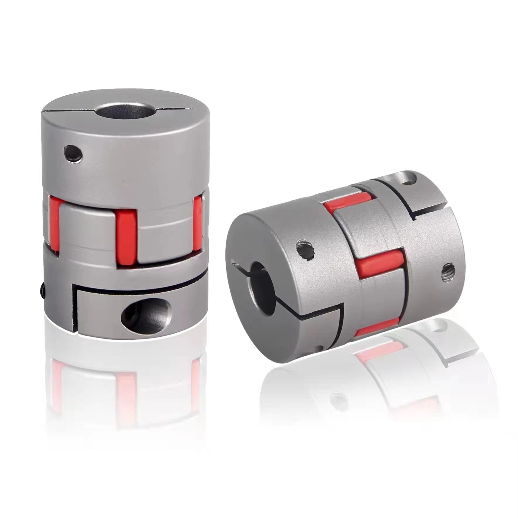 Aluminum alloy plum blossom coupling, encoder, synchronous drive wheel, shock absorption and noise reduction coupling, motor, three-jaw coupling Item Picture