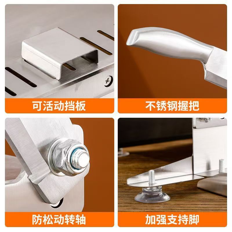 Stainless steel guillotine, commercial bone chopping knife, bone cutting machine, medicinal herb cutting knife, frozen meat slicing knife, rice cake slicing machine, traditional Chinese medicine Specification drawing