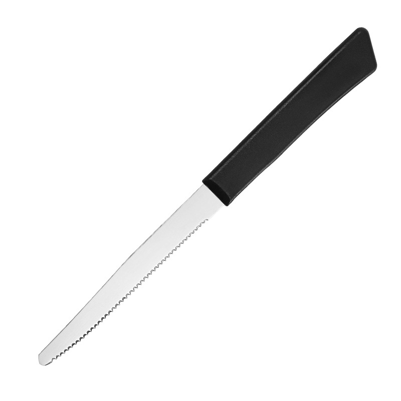 Stainless steel kitchenware and tableware for foreign trade, steak knives, steak knives, practical PP plastic handles for Western cuisine on Amazon Item Picture