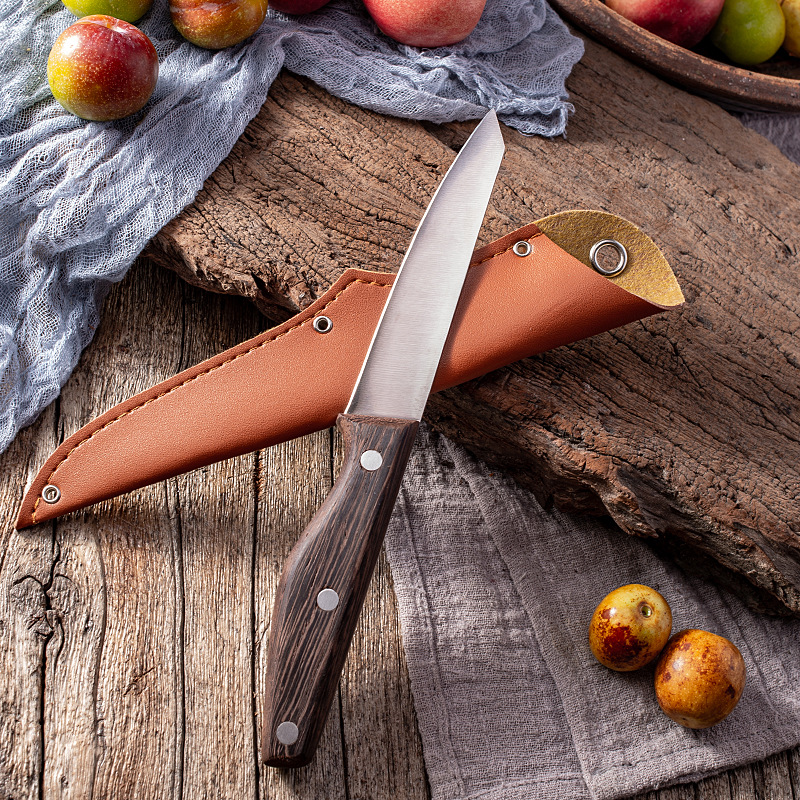 Large fruit knife, household watermelon and fruit cutting knife, sharp stainless steel long multi-purpose knife, cross-border wholesale kitchen knife Specification drawing