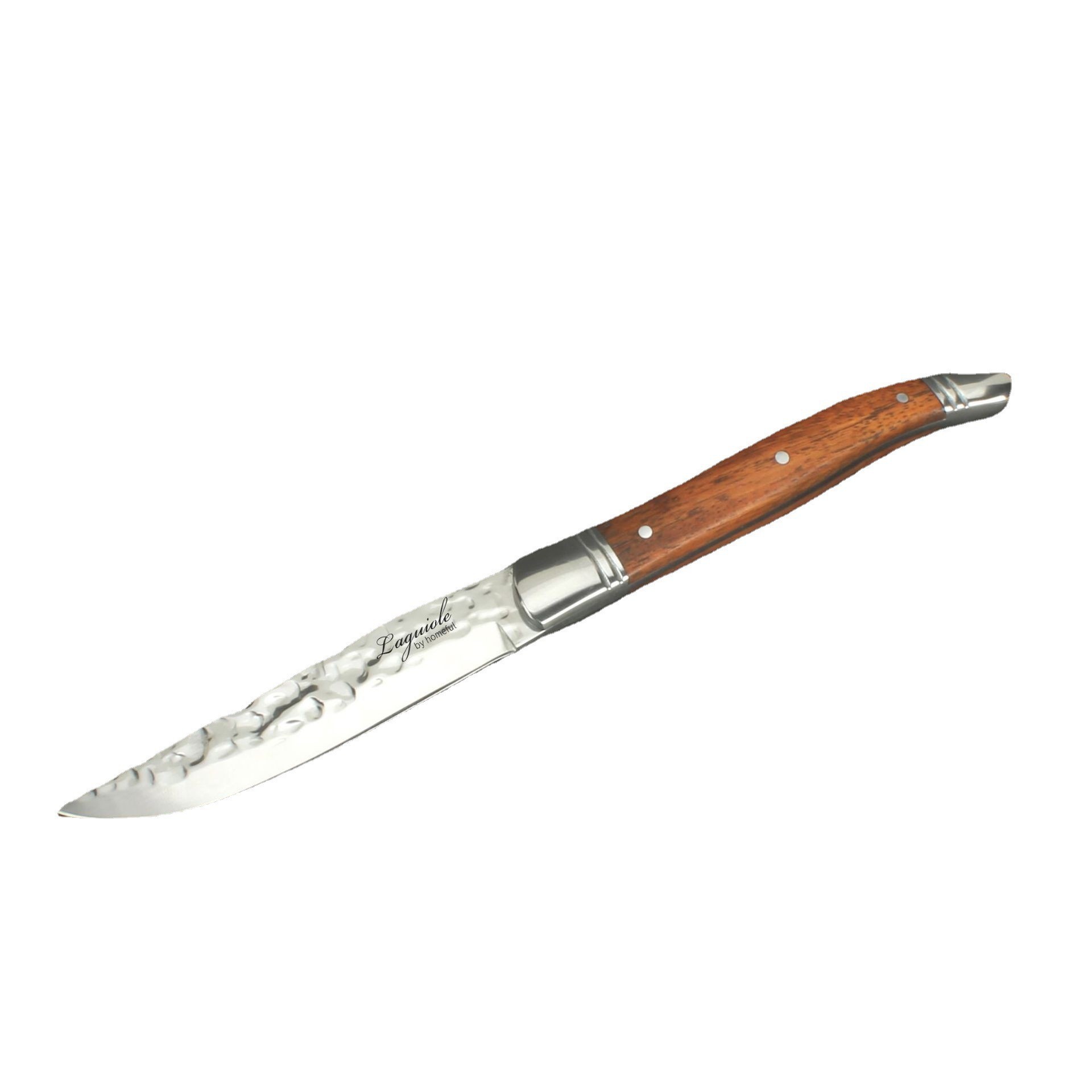 The manufacturer supplies rosewood handle steak knives, stainless steel double steel head Western-style knives, hotel supplies, and satin steak knives Item Picture