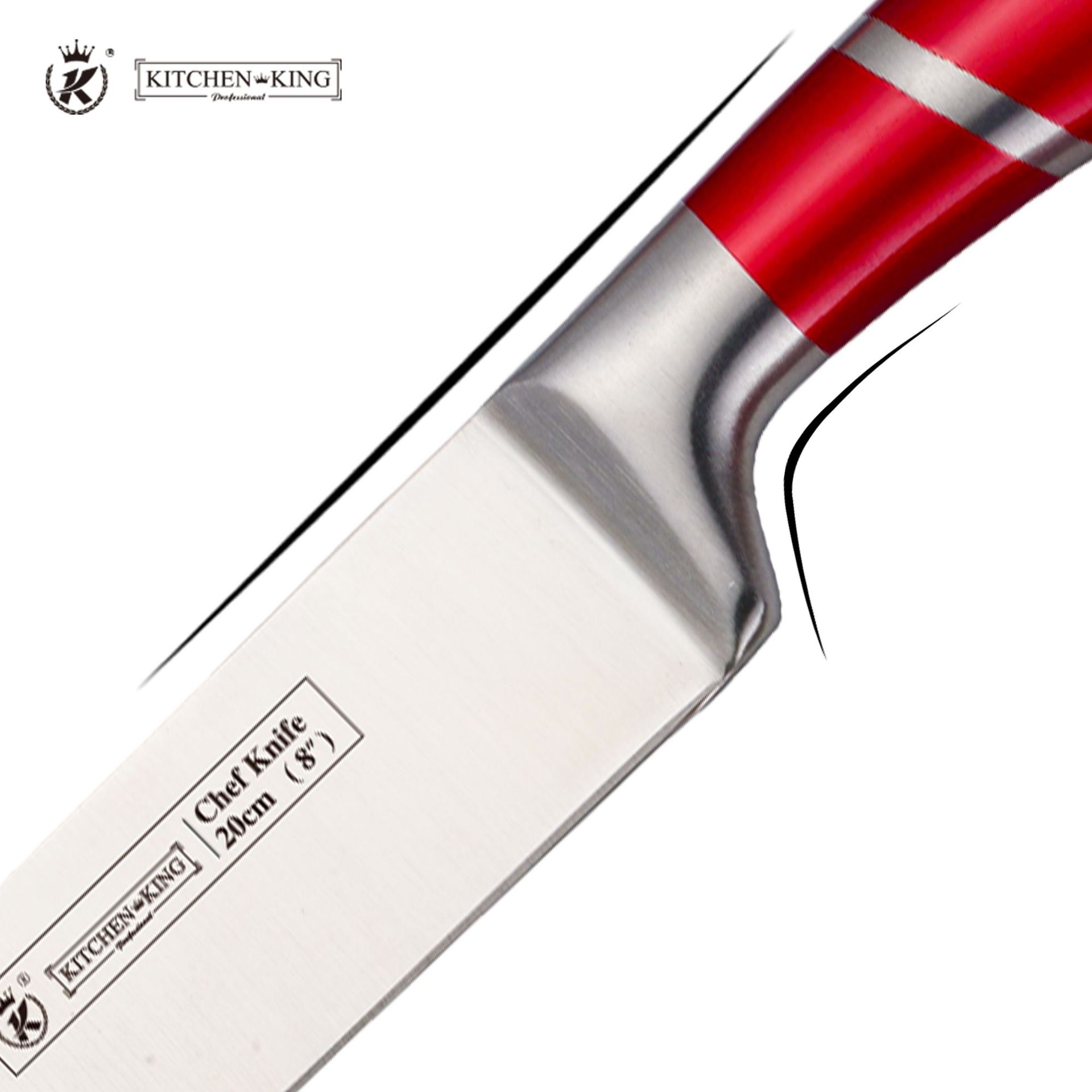 Foreign trade knife set, kitchen stainless steel kitchen knife combination set, hollow handle, acrylic knife seat, gift box details Picture