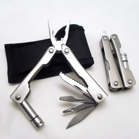 Stainless steel lamp pliers, outdoor mini pliers, multi-functional pliers, LED lamp pliers, creative advertising small gifts Item Picture