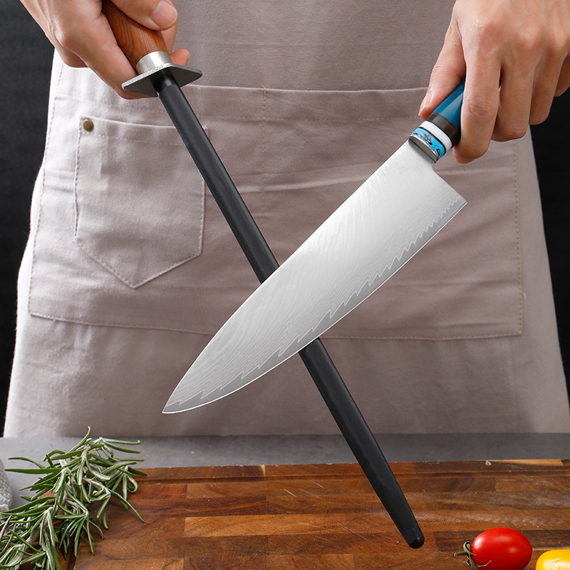 Free shipping premium knife sharpener, ultra-fine texture German imported steel knife sharpener, commercial knife stopper, specially designed for slaughtering and selling meat Application Scenario