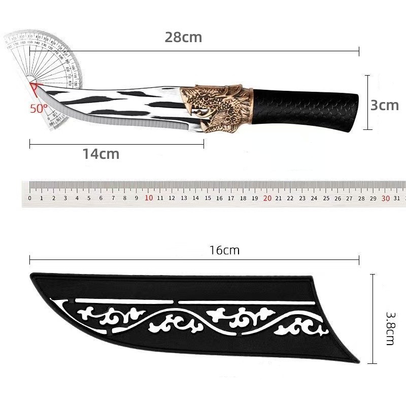 The popular online bestseller, the stainless steel hand-forged knife, the kitchen knife, the meat pickling knife, the meat cutting knife, the meat pickling knife, the meat cutting knife Application Scenario