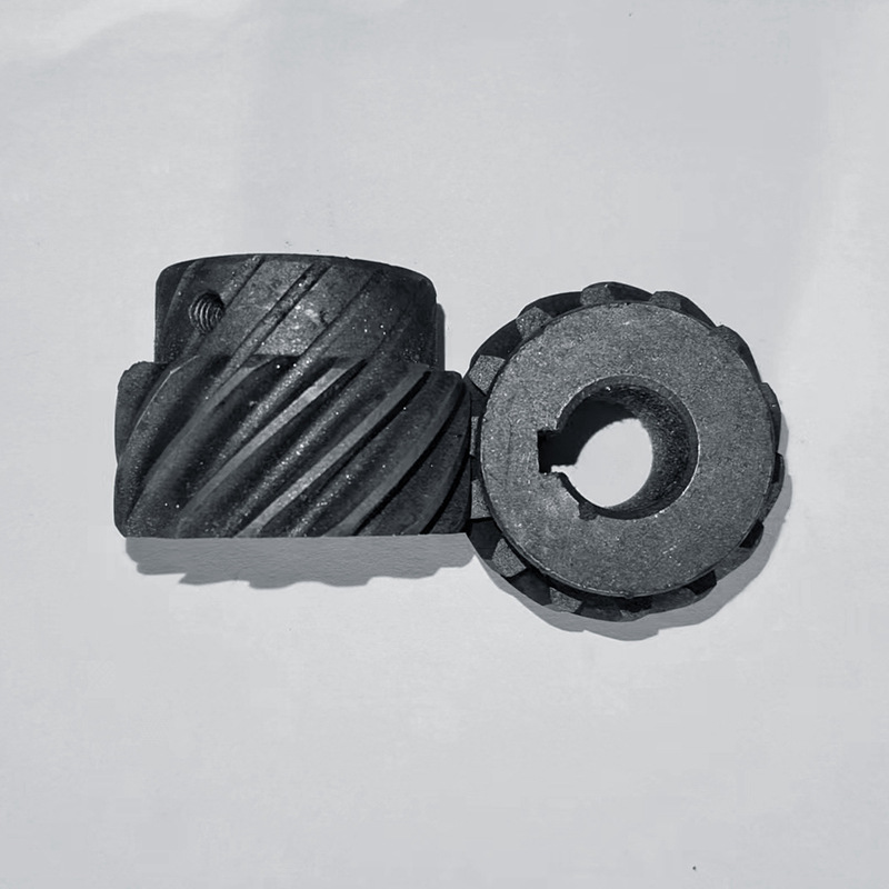 45-degree helical gear manufacturers produce stainless steel precision helical interlaced gears for industrial transportation transmission gears Application Scenario