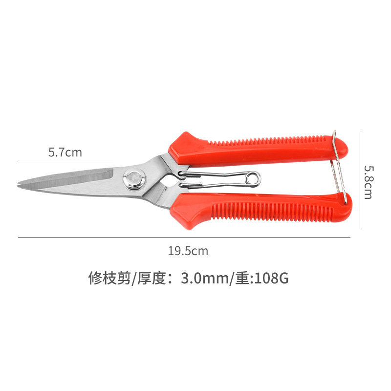 Manufacturer's direct delivery of stainless steel scissors with keel, branch shears, iron sheet shears, lightweight and sharp industrial electronic wire shears Application Scenario