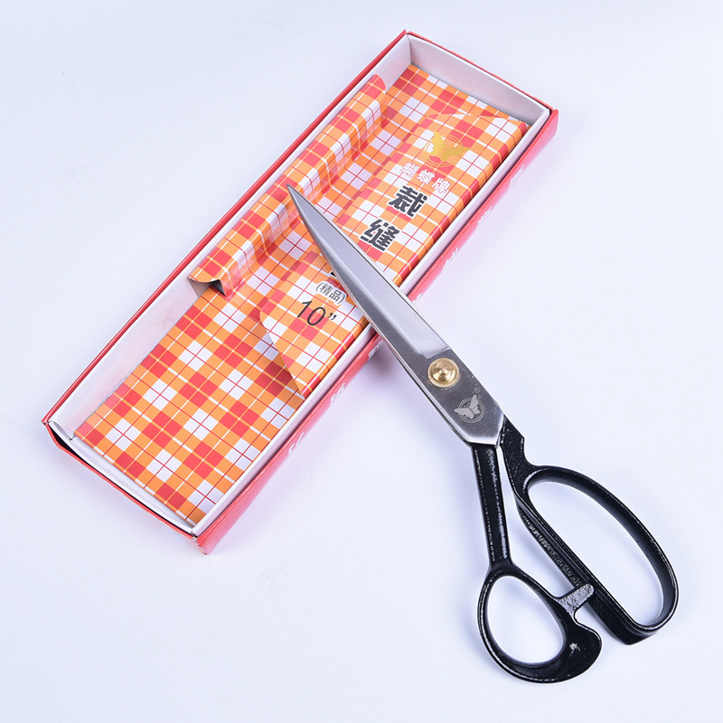 Factory direct sales of Butterfly brand professional tailor scissors, full range of 8-inch to 12-inch clothing shears and forging clothing shears full figure