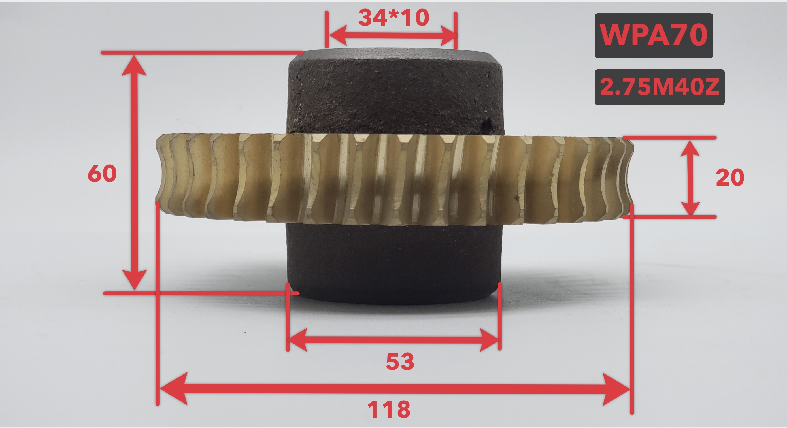 Youdaoplaceholder0 WPA reducer worm gear WPO/WPX/WPS iron core worm gear copper worm gear worm gear reducer matching undefined