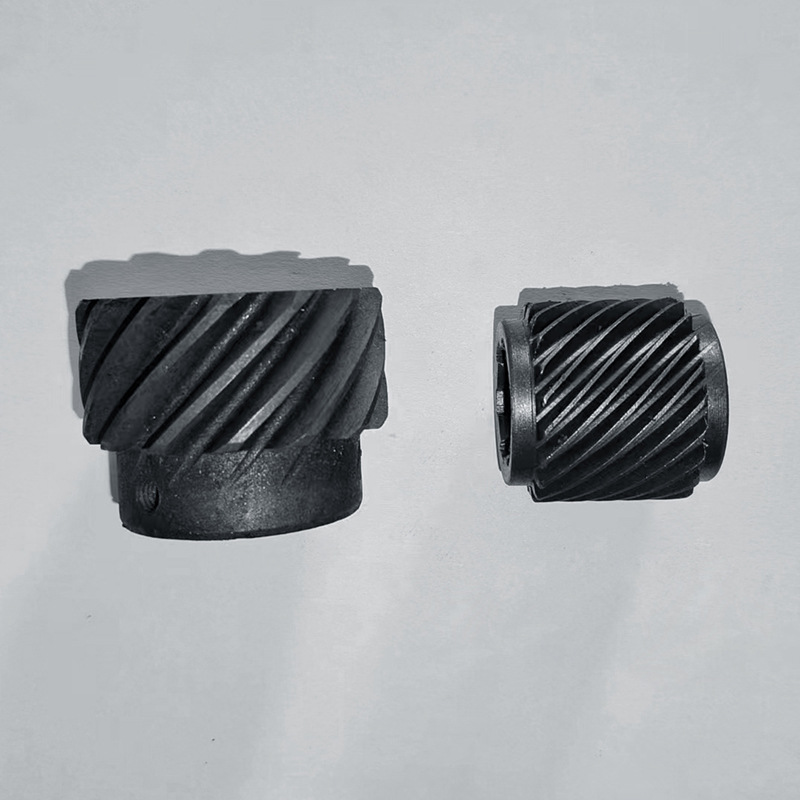 45-degree helical gear manufacturers produce stainless steel precision helical interlaced gears for industrial transportation transmission gears Specification drawing