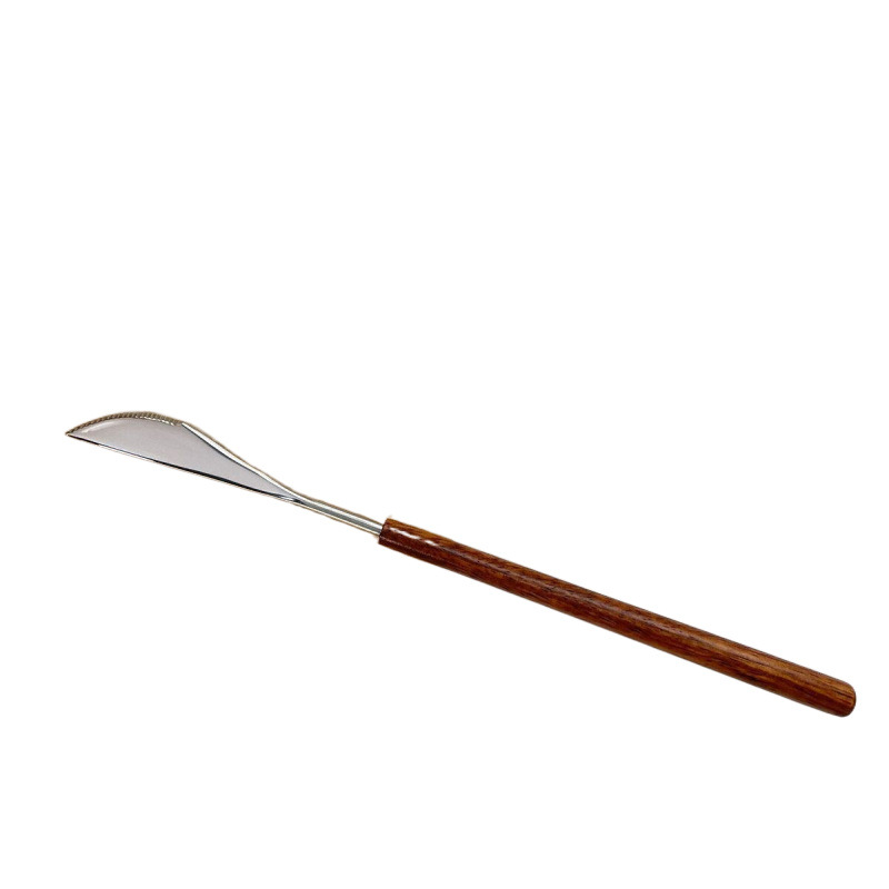High-end rosewood handle knives, forks and spoons, stainless steel Western-style knives and forks, high-end home pasta and steak tableware BH335 Item Picture