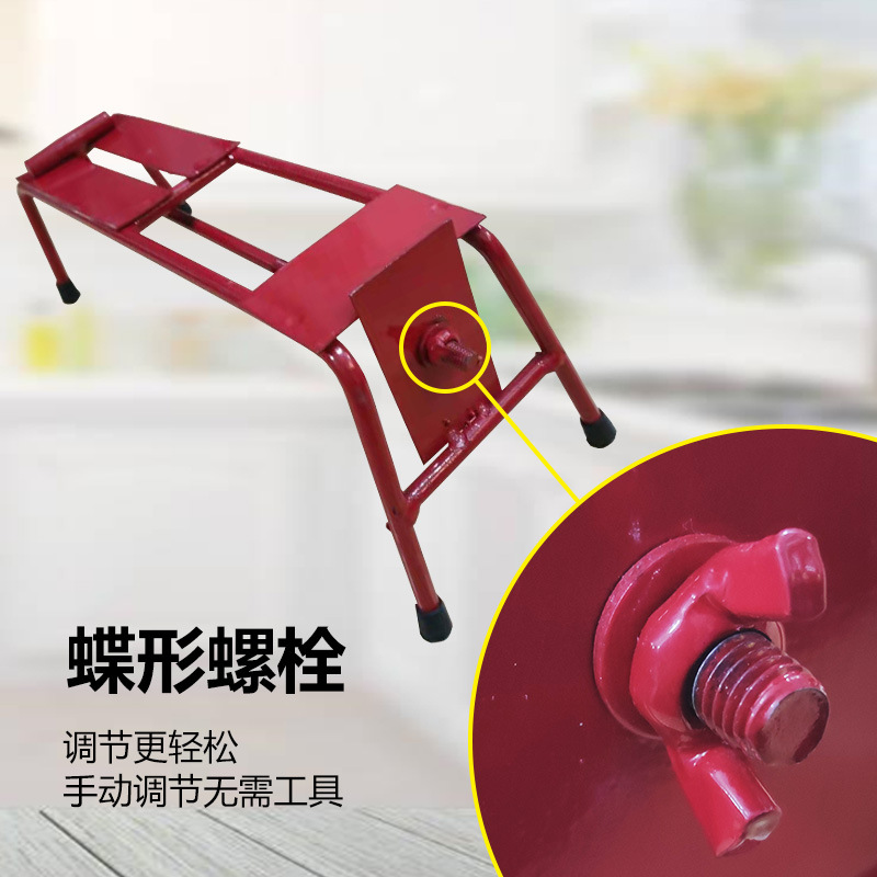 Metal anti-slip telescopic whetstone stand, adjustable whetstone fixed frame, old-fashioned kitchen knife rack, durable steel frame full figure