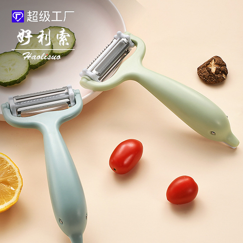 Apple peeler, fruit peeler, kitchen peeler, potato peeler, and scraper for household use full figure