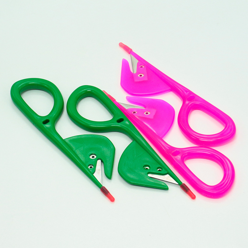 Stainless steel thickened poultry intestine scissors, chicken, duck and goose intestine cleaning knives, intestine piercing knives, loach, eel and small fish cavity opening knives Specification drawing