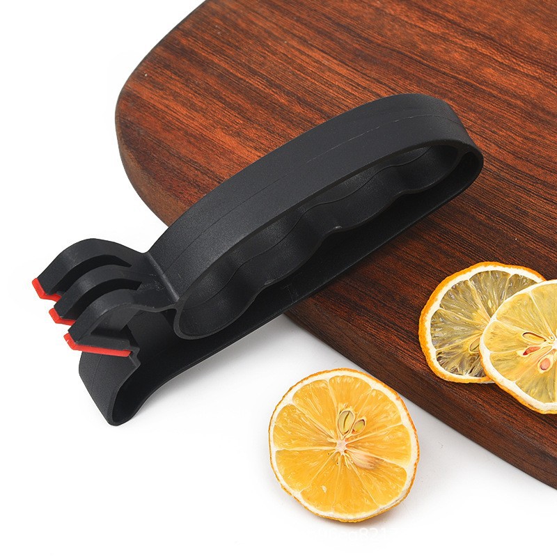 Kitchen handheld knife sharpener, household kitchen knife, chef's knife, outdoor portable knife sharpener, kitchen small tools full figure