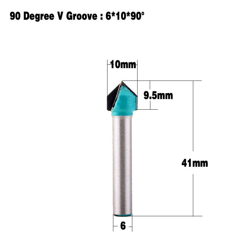 Export 6mm handle 50-degree, 90-degree, 120-degree, 150-degree V-shaped knives, computer engraving knives, CNC engraving knives undefined