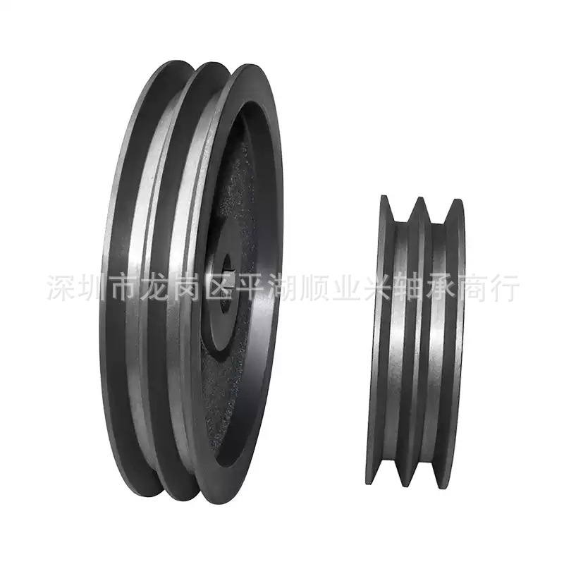 Cast iron V-belt pulley A/B/C/D type single-slot, double-slot, three-slot and four-slot reducer transmission motor wheel customization Item Picture