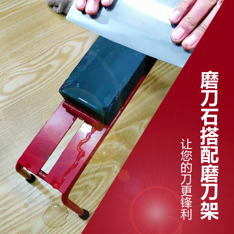 Metal anti-slip telescopic whetstone stand, adjustable whetstone fixed frame, old-fashioned kitchen knife rack, durable steel frame details Picture