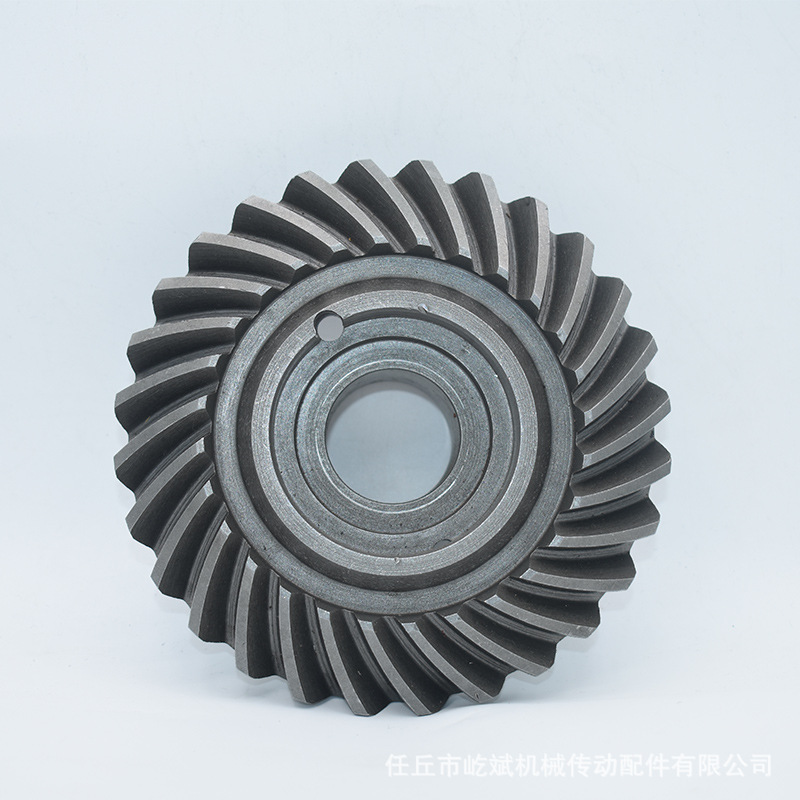 The manufacturer supplies 45 # steel bevel gears, standard hole bevel gears, arc-shaped helical gears, shafts and non-standard spiral bevel gears details Picture
