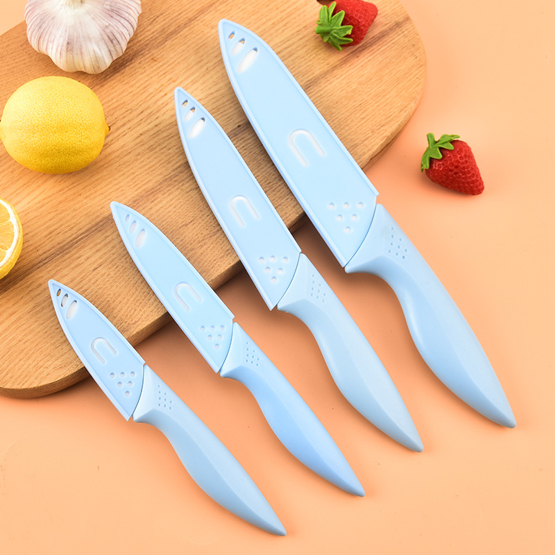 Portable and practical household ceramic fruit knife, kitchen furniture knife, ceramic fruit knife full figure