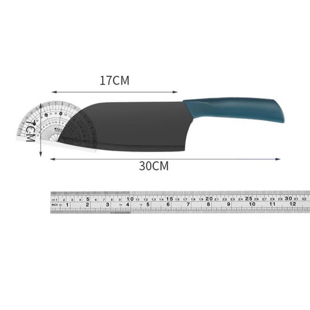 Stainless steel forged kitchen knife, cutting knife, household ultra-fast chopping and cutting dual-purpose knife, special slicing and meat cutting knife, commercial Application Scenario