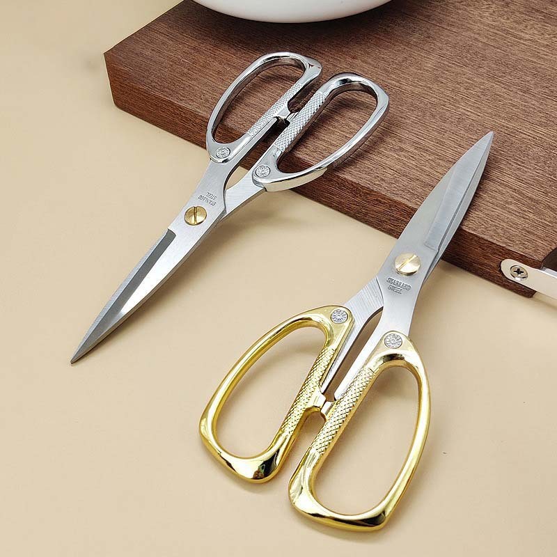 German k82 kitchen scissors, household stainless steel strong chicken bone scissors, special scissors sharp, tailor-made, multi-functional by hand Specification drawing