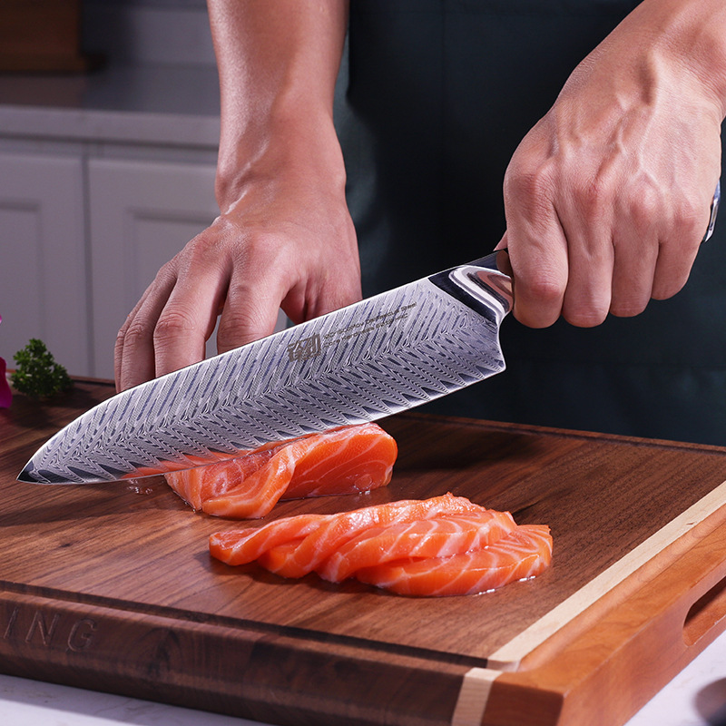 FINDKING Fengjin Malaysian Leather Steel Kitchen Knives, Western chef knives, Special kitchen knives for Western chefs, kitchen knives Specification drawing