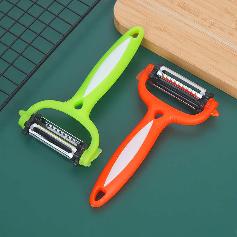 Three-in-one peeler, household melon peeler, multi-functional fruit and vegetable slicing wonder, wholesale of peelers, peels and peeling knives details Picture