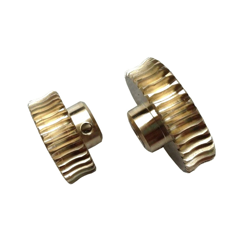 Worm gear processing sewing head machine, worm gear sock machine, 94 copper wear-resistant worm gear, 2 pieces per set, transmission parts manufacturer, turbine Application Scenario