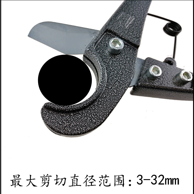 Big Whale 3-32mm Quick ppr pipe cutter, pvc water pipe cutter blade, aluminum-plastic pipe, gas pipeline cutter Specification drawing