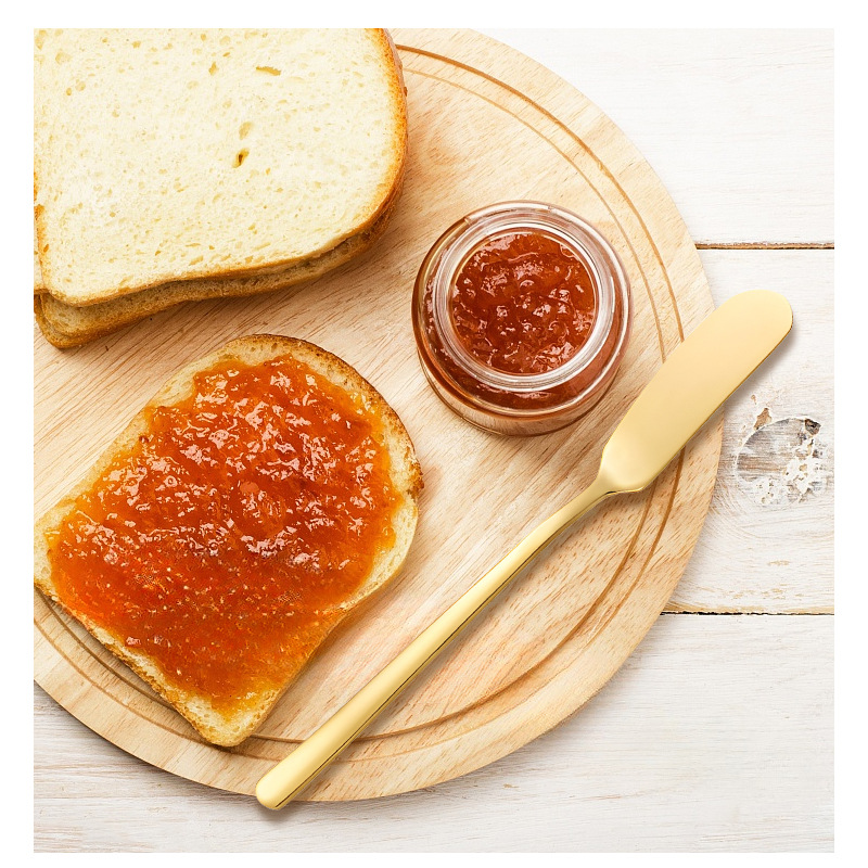 304 stainless steel butter knife, jam, cream and honey spread knife, breakfast bread and butter spatula, Western cheese knife details Picture