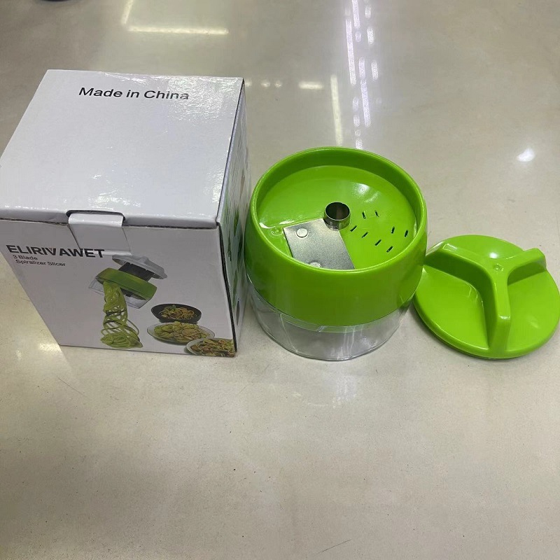 Creative Kitchen grater, four-in-one stainless steel rotating carrot and Cucumber peeler and slicer, cross-border vegetable cutter full figure