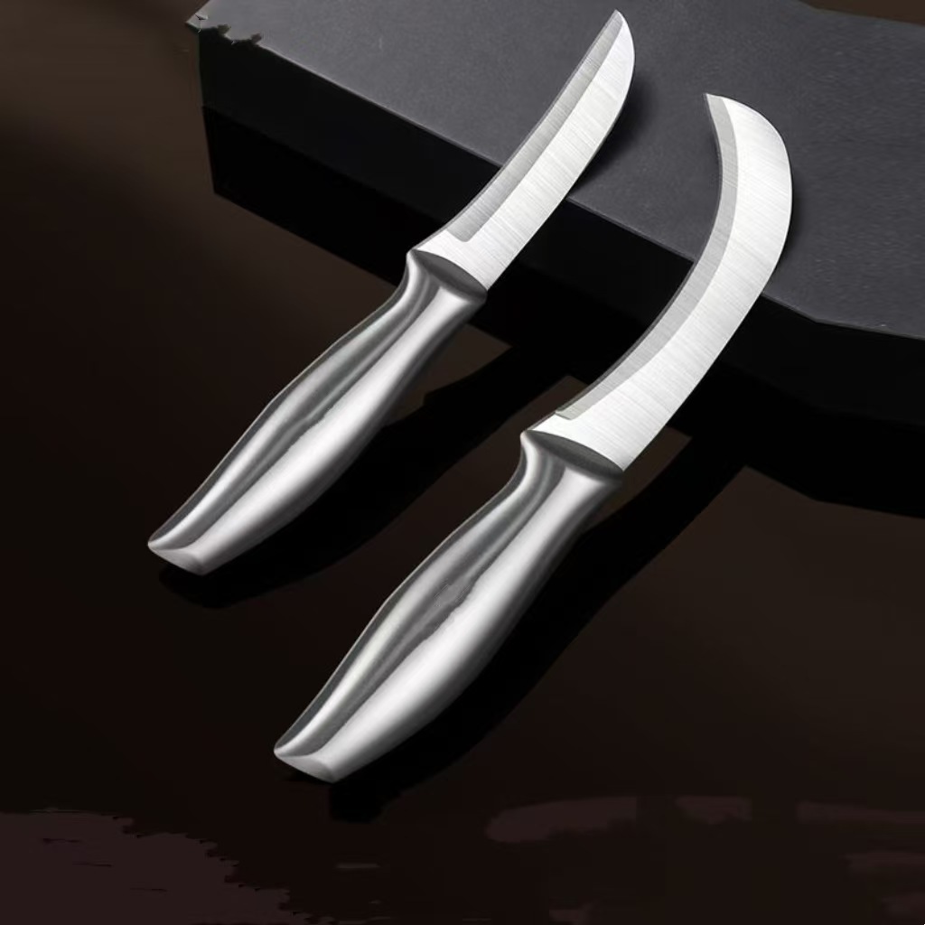 Wholesale stainless steel curved knives, banana peelers, pineapple knives, fruit knives, special dividers and multi-functional fruit knives from the manufacturer details Picture