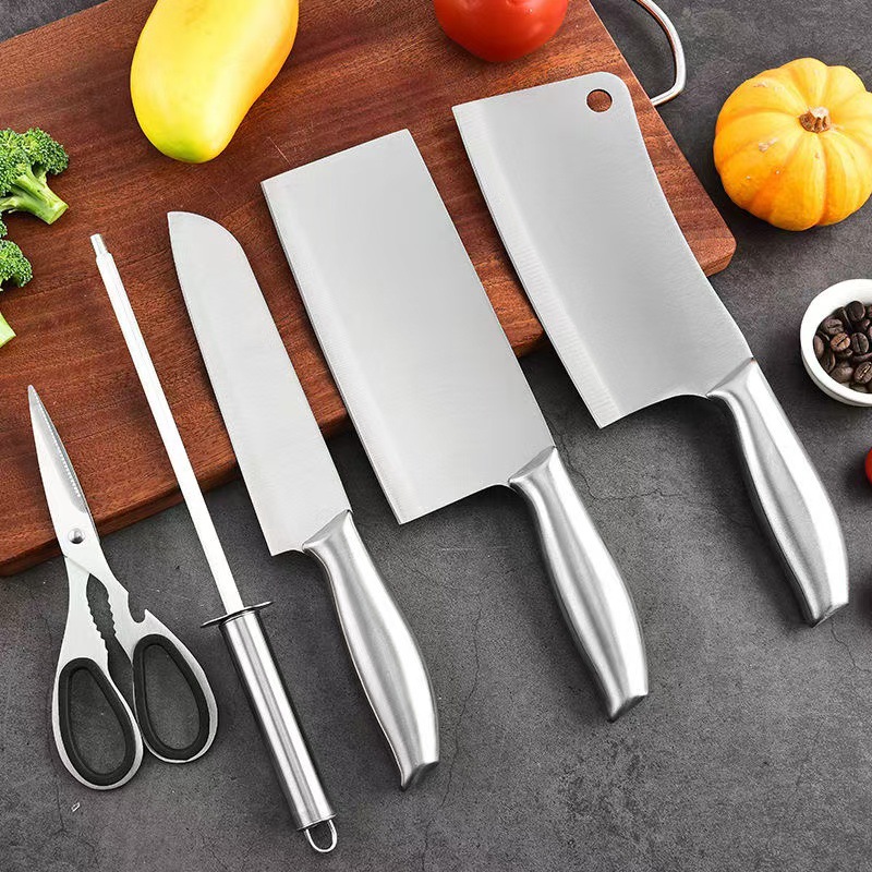 Kitchen knife set gift, kitchen-specific knives, chef's knife, bone slicing knife, slicing knife, kitchen knife, fruit knife full figure