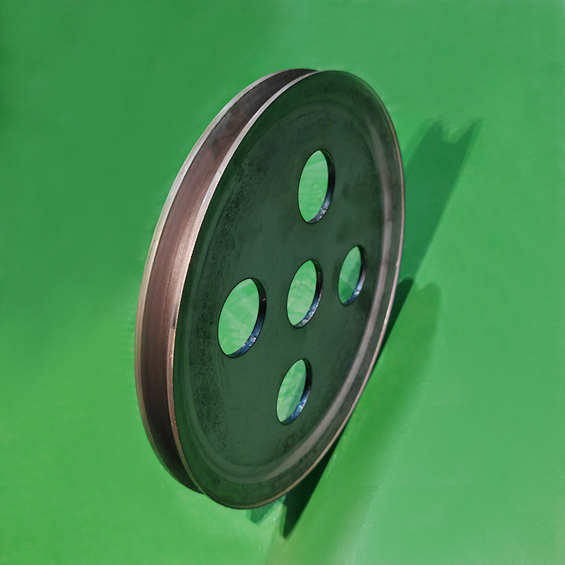 Large factory single-slot A-type mechanical spinning pulley, precision STHC synchronous coupling pulley, thickened belt gear details Picture