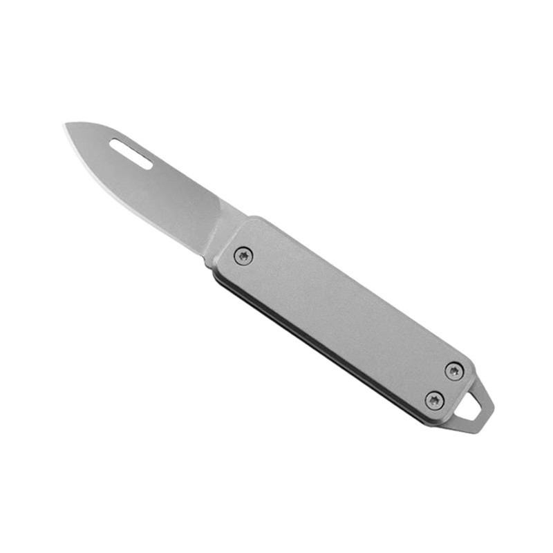 Stainless steel household fruit knife, multi-functional folding knife, alloy key knife, fruit knife, unboxing folding knife, portable Item Picture