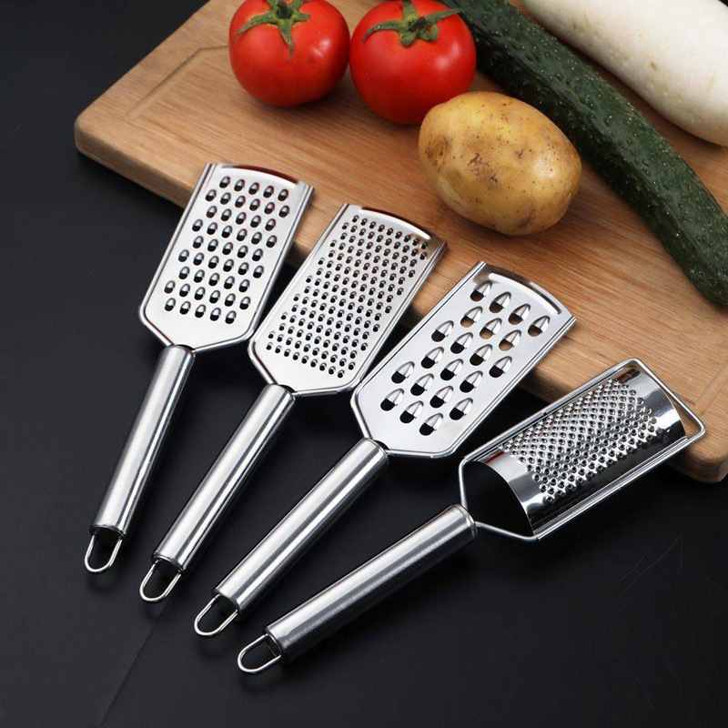 Stainless steel fruit and vegetable grater, radish and potato shreder, vegetable slicer, household kitchen cheese peeler, melon grater details Picture