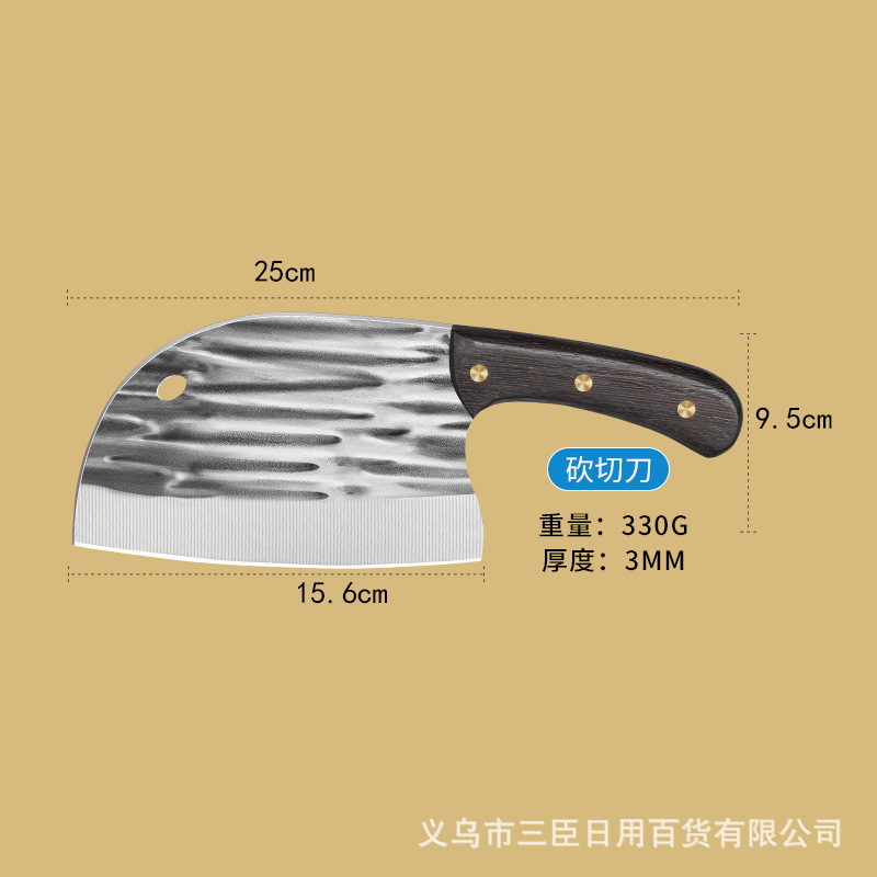 Zeng Taiduan's kitchen knife running around the world 10/15/20 yuan model street stall sales king with multiple types of chopping knives and slicing knives Application Scenario