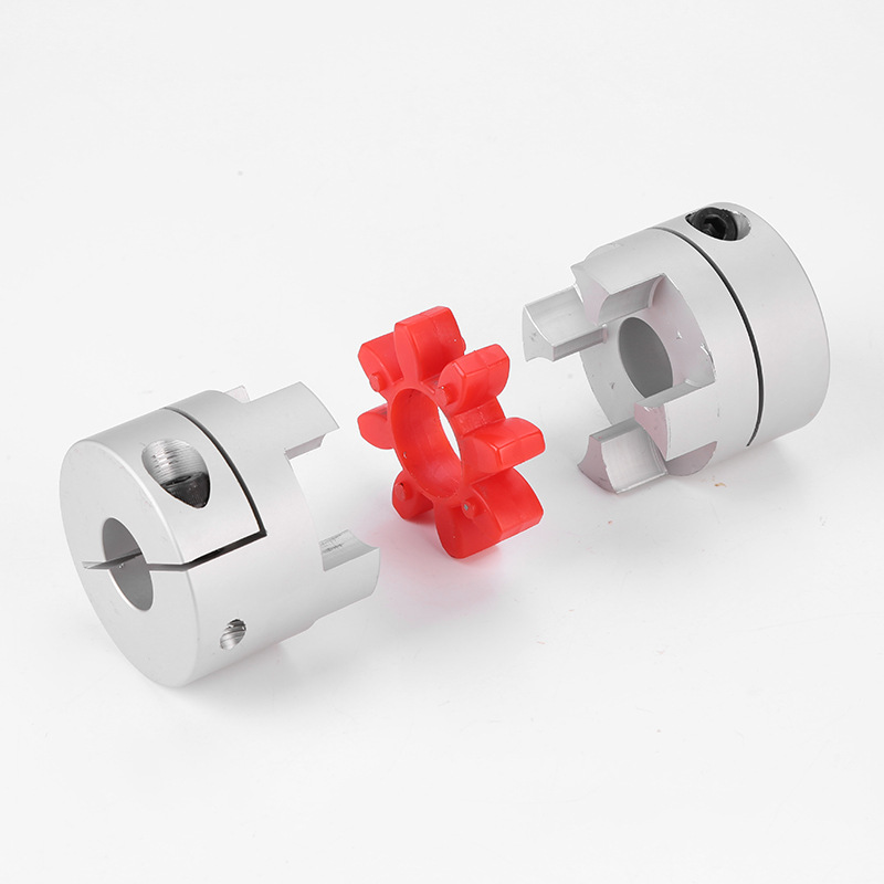 The outer diameter of the plum blossom coupling is 40 aluminum alloy star-shaped plum blossom coupling with a large torque through coupling Application Scenario