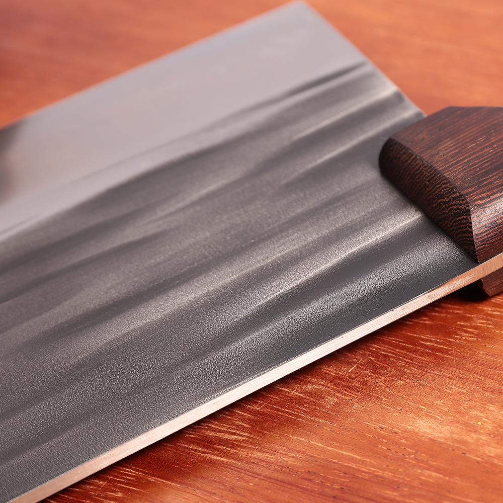 Douyin live-streaming hit online celebrity forged kitchen knife, chicken wing, wooden handle, front and back cutting, kitchen knife, household chopping knife Specification drawing