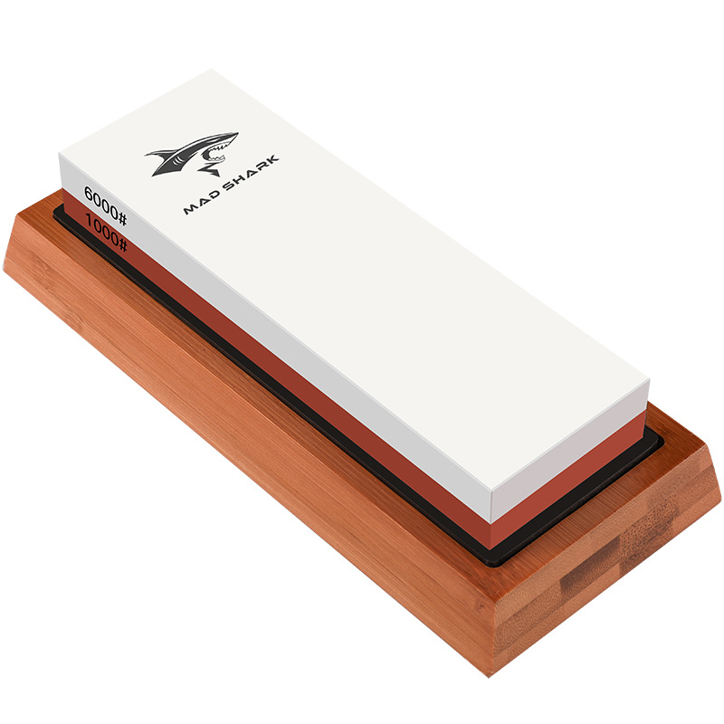 Crazy Shark Double-sided whetstone DJMD502-1000 Molybdenum /6000 Molybdenum whetstone Item Picture