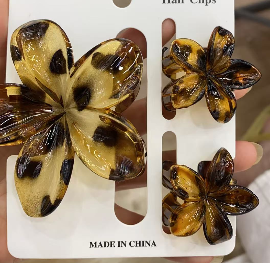 醋酸发饰抓夹小女孩发夹 时尚简约头饰百搭发夹