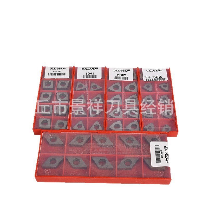 We offer in-stock supply of CNC lathe tool inserts, outer circle turning tool holders, inner hole tool holders and alloy tool pads Item Picture