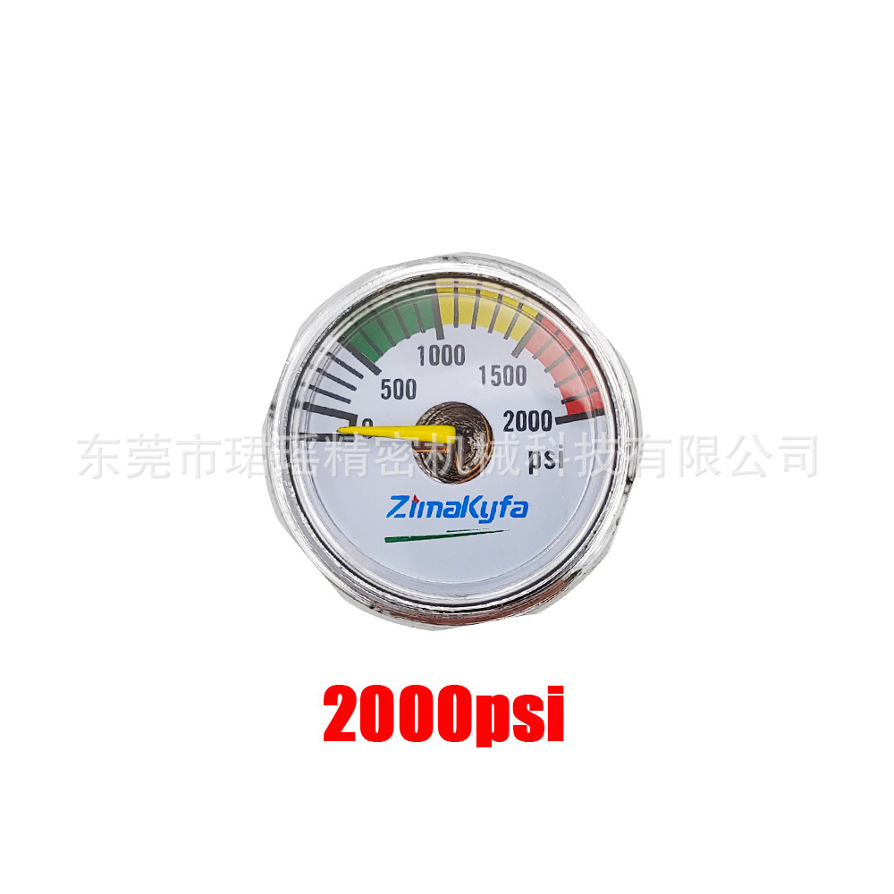 Cross-border Sodastream DUO/Terra/Art soda bottle inflation connector with 2000psi pressure gauge Specification drawing