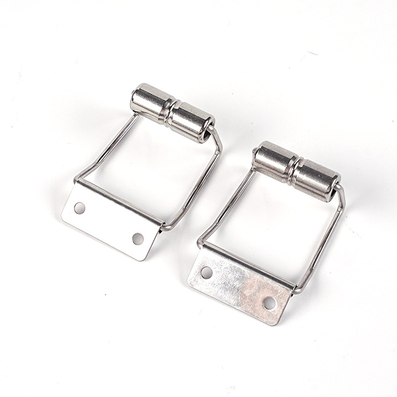 Non-standard custom-made hardware accessories, stationery box buckles, stainless steel corrosion-resistant fixed wheel buckles, pulley buckles Item Picture