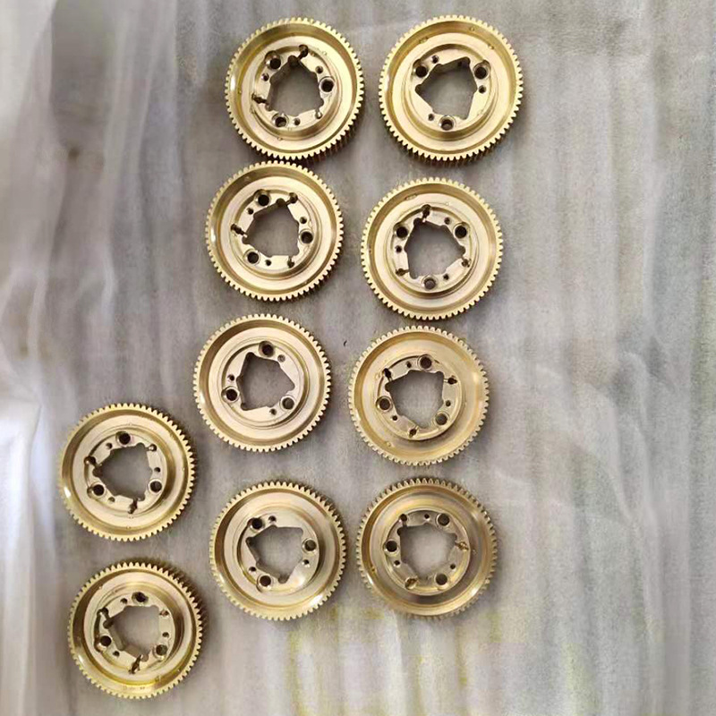 Non-standard worm gear processing, copper worm gear, gear transmission parts, machine tool reducers, worm gear, mechanical equipment parts Specification drawing