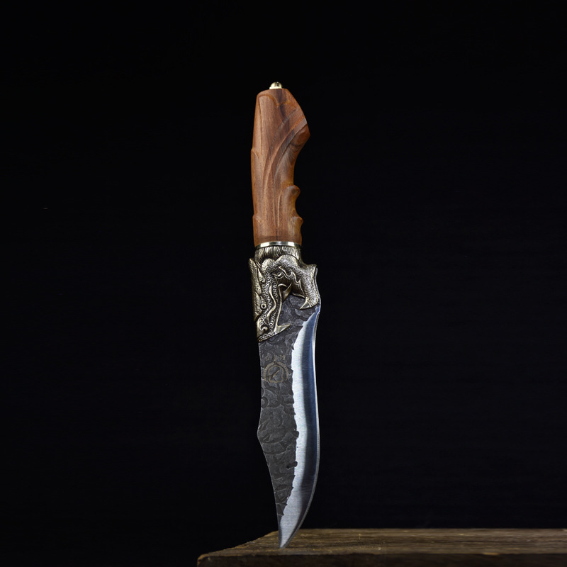 02804 boneless knife, Longquan City slaughterhouse knife, kitchen knife, sharp chef knife, small pointed knife, household fruit knife wholesale full figure