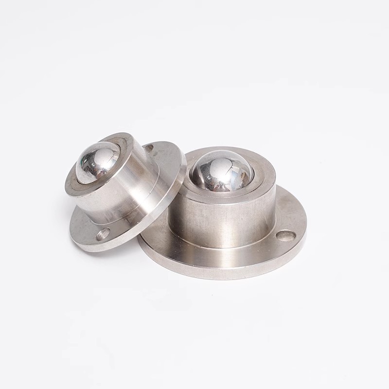 Factory direct sales of stainless steel universal ball bull's eye bearing flange type steel ball roller BCHF27/30/39/48 Application Scenario